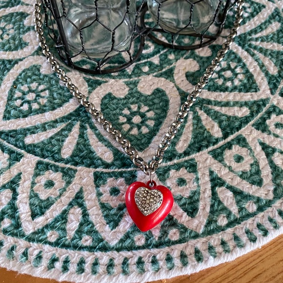 Bling heart necklace - Picture 3 of 4